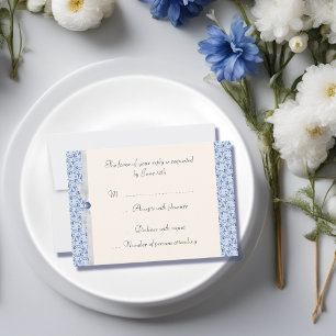 Pulver Blue Florentine UAWG RSVP Karte