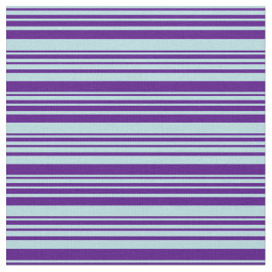 Pulver Blue & Indigo farbige Linien Stoff