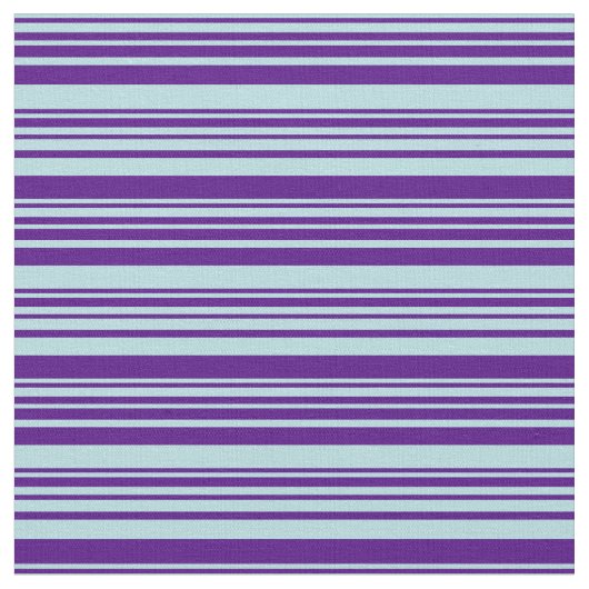 Pulver Blue & Indigo farbige Linien Stoff (Nahaufnahme)