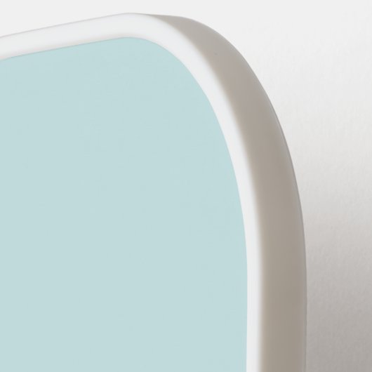 Pulver Blue Monogram Pickleball Paddle mit Name (Linke Seite)