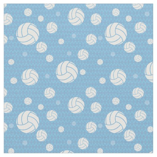 Pulver Blue Volleyball Zickzack Gemustert Stoff (Nahaufnahme)