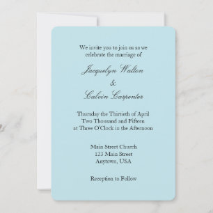 Pulver Blue White Schlicht Simple Weditation Einladung