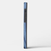 Pulver Blue Wood Grain Case-Mate iPhone Hülle (Rückseite / Links)