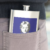 Pulver für die Menschen Flachmann (Beispiel)