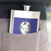 Pulver für die Menschen (Snowboard) Flachmann (Beispiel)