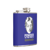 Pulver für die Menschen (Snowboard) Flachmann (Rechts)