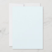 Pulver-Kalk-Blatt-Hochzeit Einladung (Rückseite)