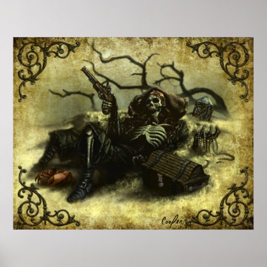 "Pulver & Knochen" Poster (Vorne)
