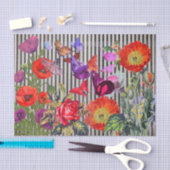 PULVER MIT SCHWARZSTRECKEN-Zwirnpapier Seidenpapier (Handwerk)