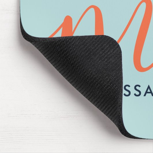 Pulver Name und Anfangsbuchstaben des Minimalistis Mousepad (Ecke)