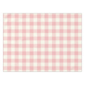 Pulver-rosa Gingham-/Büffel-Karo-Tischdecke Tischdecke (Vorderseite (Horizontal))