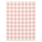 Pulver-rosa Gingham-/Büffel-Karo-Tischdecke Tischdecke (Vorderseite)