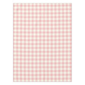 Pulver-rosa Gingham-Muster-Karo-Tischdecke Tischdecke (Vorderseite)