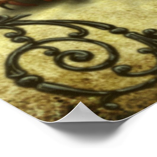 "Pulver und Knochen" Poster (Ecke)