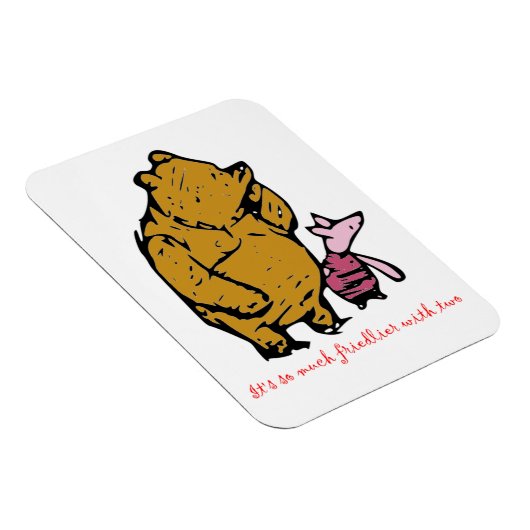 Pulver und Piglet Magnet (Rechte Seite)
