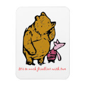 Pulver und Piglet Magnet (Vertikal)