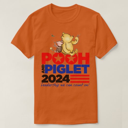 Pulver und Piglet T-Shirt (Design vorne)