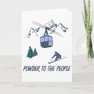 Pulver zum People Ski Resort Karte