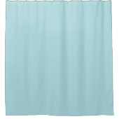Pulverblau B0E0E6 Solid-Color-Design Duschvorhang (Vorderseite)
