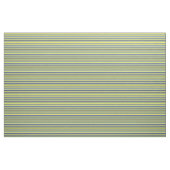 Pulverblau, blau und gelb gestrichenes Muster Stoff (Yard (91,4 cm))