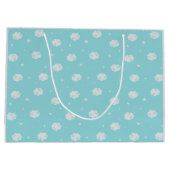 Pulverblau - In der Wolkengifttasche Große Geschenktüte (Rückseite)