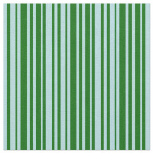 Pulverblau und dunkelgrüne, farbige Linien Stoff