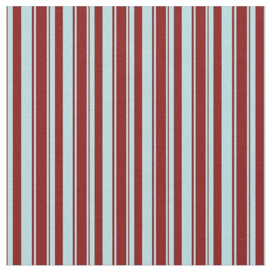 Pulverblau und Maroon Lined/Streifenmuster Stoff (Nahaufnahme)