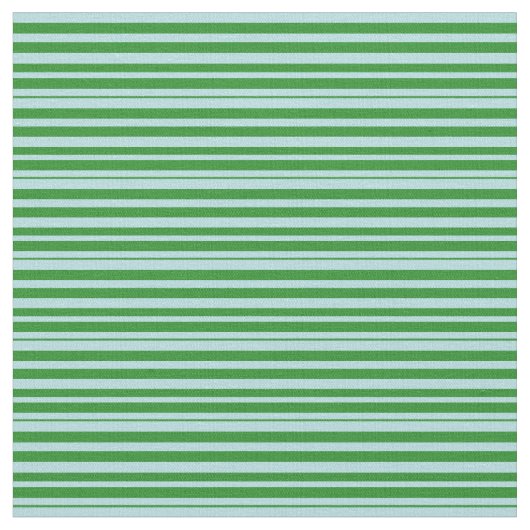 Pulverblaue und waldgrüne Linien Stoff (Nahaufnahme)