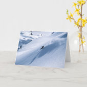 Pulverdrehung Karte (Gelbe Blume)