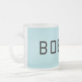 Pulverfarbe Blau Solid Farbe mit Hex Nummer B0E6 Mattglastasse (Links)