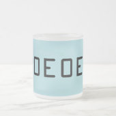 Pulverfarbe Blau Solid Farbe mit Hex Nummer B0E6 Mattglastasse (Mittel)