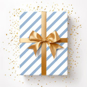 Pulverfarbiges Muster mit weißen Streifen Geschenkpapier