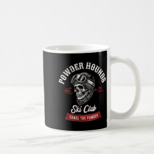 Pulverhunde Freestyle-Skifahrer Winter Kaffeetasse