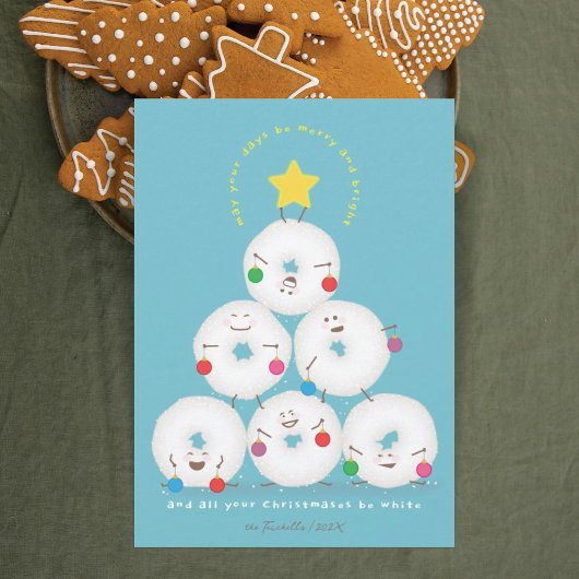 Pulveried Sugar Donuts Trewein Weihnachten