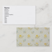 Pulverisierter Tapetenentwurf, 1874 Visitenkarte (Vorne/Hinten)