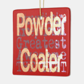 Pulverkleider Keramikornament (Links)