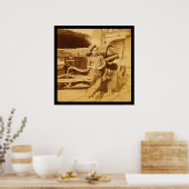 Pulvermonkey auf der USS Pawnee 1862 Poster (Küche)