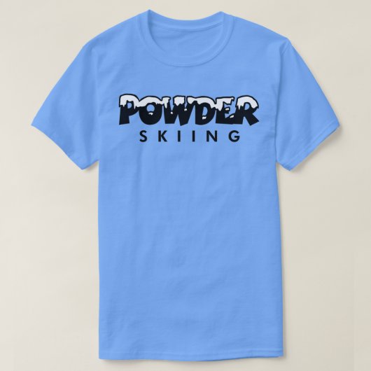 Pulverschnee 2 T-Shirt (Design vorne)