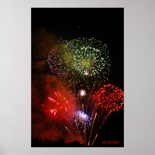 Pulverschnee Poster (Vorne)