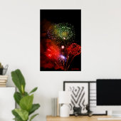 Pulverschnee Poster (Heimbüro)