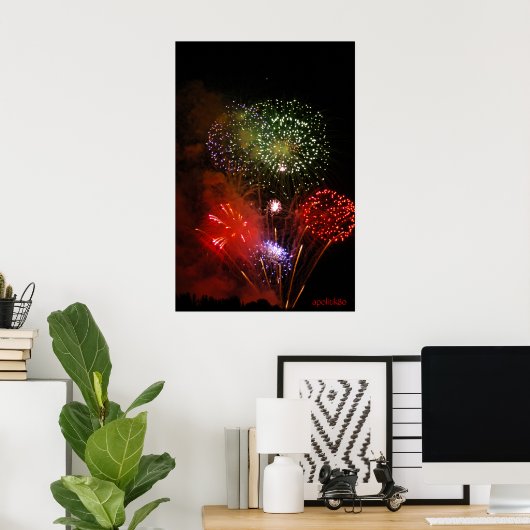 Pulverschnee Poster (Heimbüro)