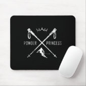 Pulverschnee-Shirt Mousepad (Mit Mouse)