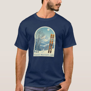 Pulverschnee-Ski-Ferienkleidung T-Shirt