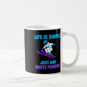 Pulverschnee-Ski-Retro-Snowboardbrille Mountai Kaffeetasse