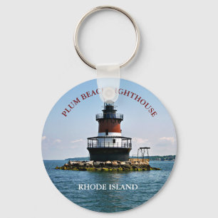 Pum Beach Lighthouse, Rhode Island Schlüsselanhäng Schlüsselanhänger