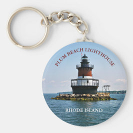 Pum Beach Lighthouse, Rhode Island Schlüsselanhäng Schlüsselanhänger