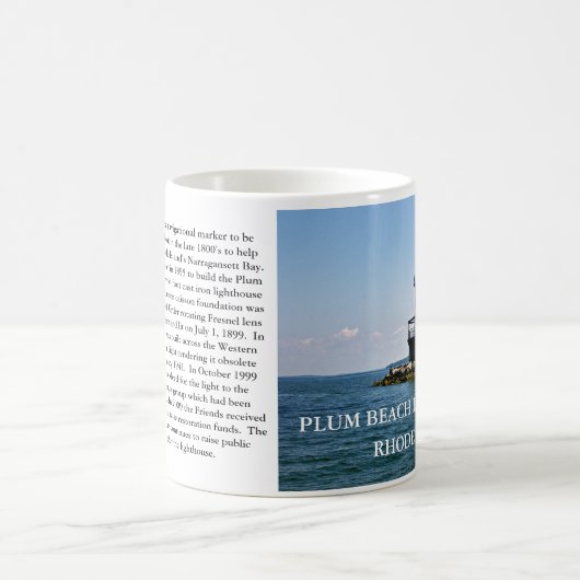 Pum Beach Lighthouse, Rhode Island Tasse (Mittel)