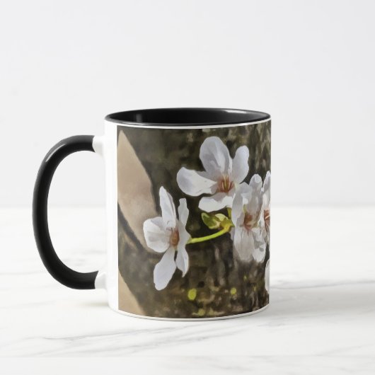 Pum Blossom Art Tasse (Links)