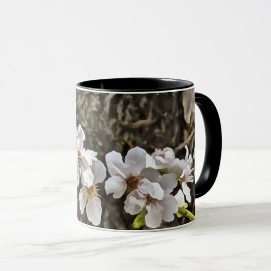 Pum Blossom Art Tasse (VorderseiteRechts)