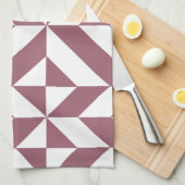 Pum Geometric Deko Cube Pattern Geschirrtuch (Viertel Falte)